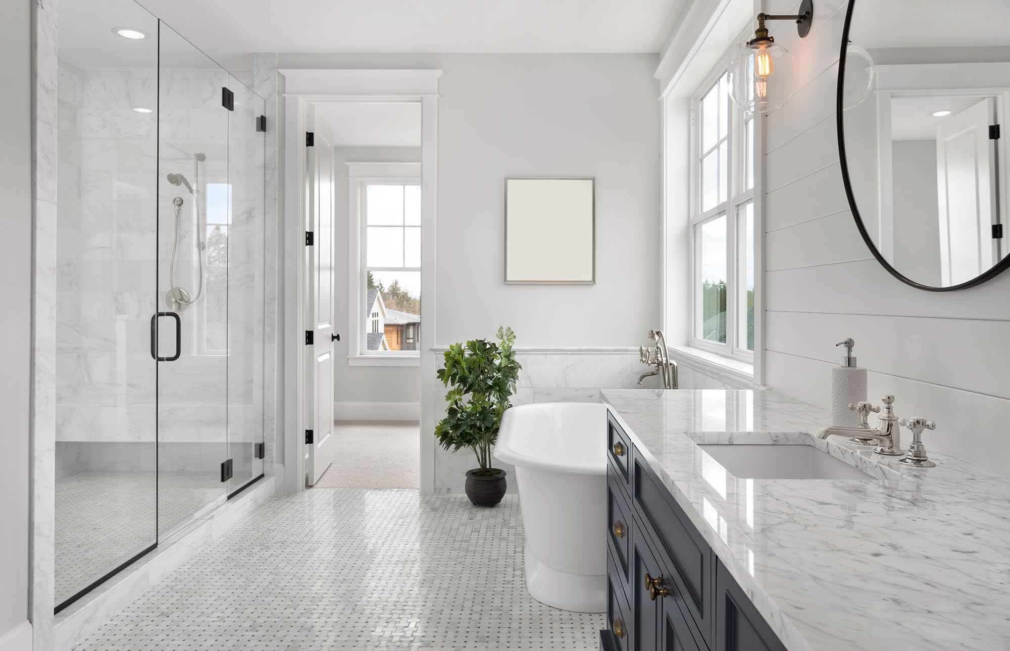 Shower Enclosure Bathroom Remodeling | Envision Remodeling